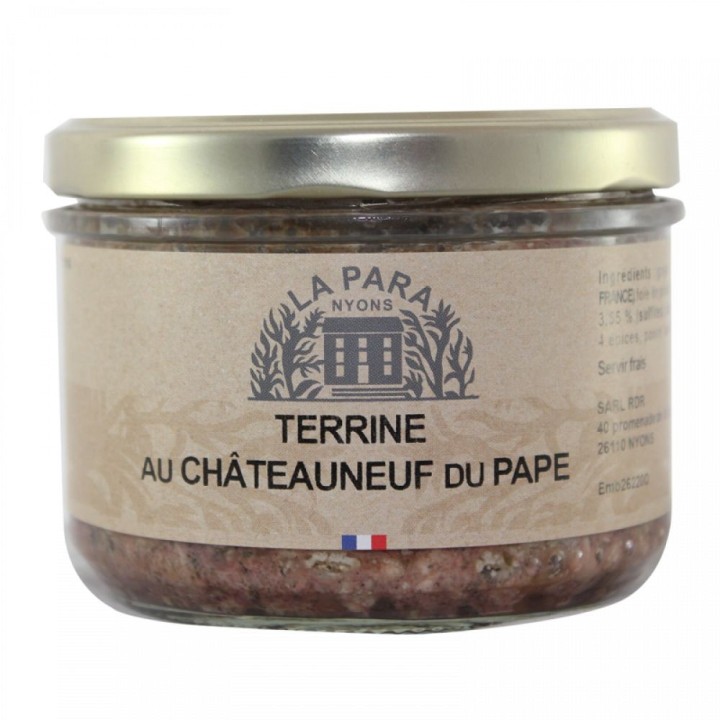 Terrine au Châtauneuf du pape 180g