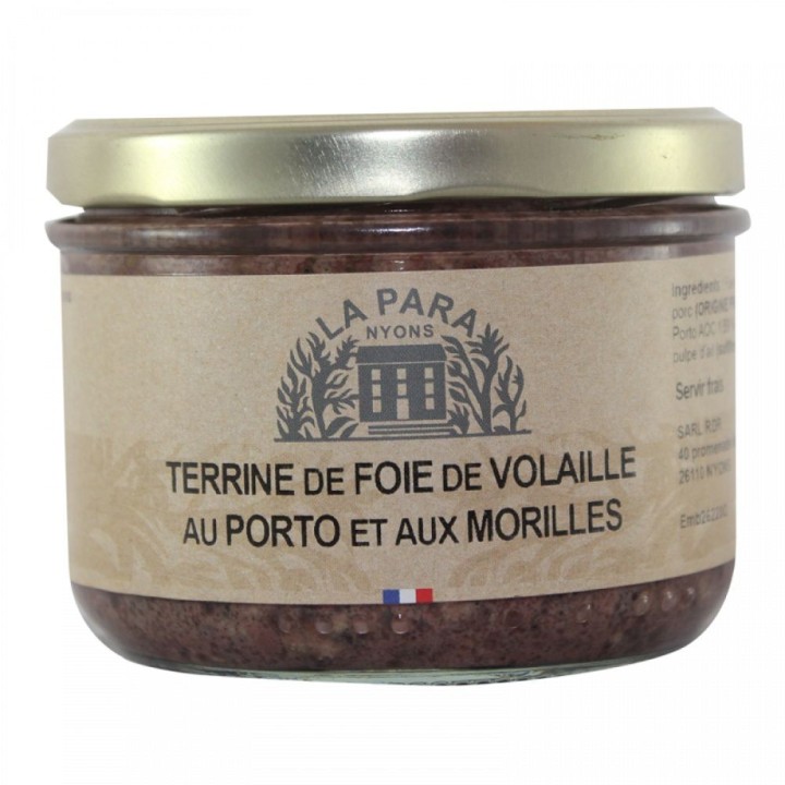 Terrine de Foie de Volaille au Porto et aux Morilles 180 g