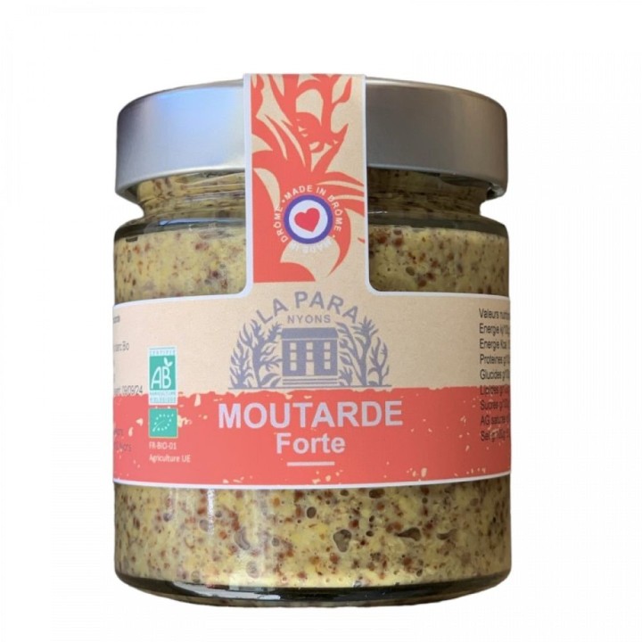 Moutarde Forte bio 200g