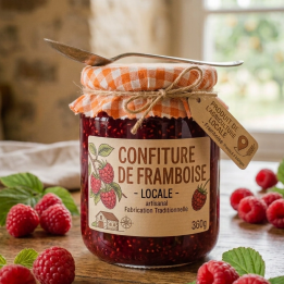 Confiture de framboise 360g