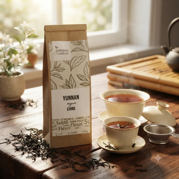 Thé Vert Yunnan de Chine - Infusion Douce et Florale