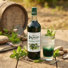 Sirop de Menthe Verte Artisanal - Fraîcheur Intense