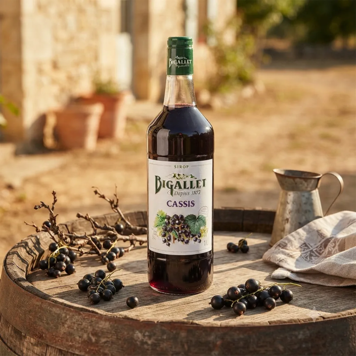 Sirop de Cassis Artisanal - Infusion de Bourgeons de Cassis